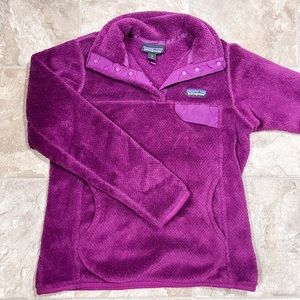 Patagonia Women’s Re-Tool Snap-T Fleece Pullover - Purple (Size: XS)